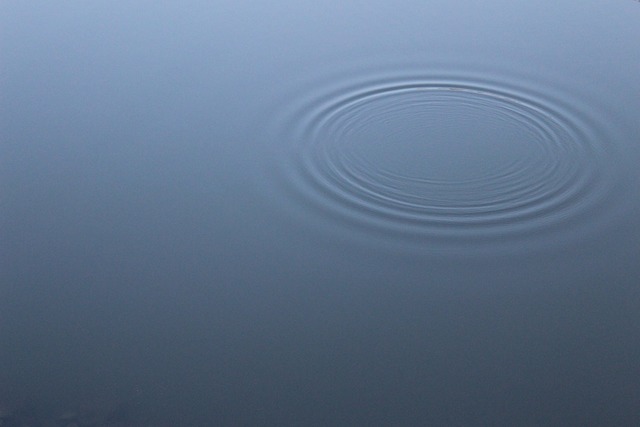 ripples of water